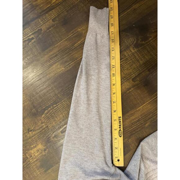 Miss Lulo Fringed Cardigan Light Brown Size Large L Acrylic and Wool - Picture 10 of 11